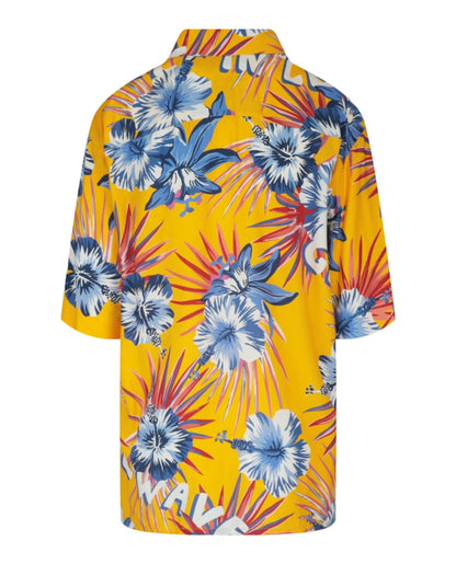 Gucci Wild Flower Printed Shirt Yellow