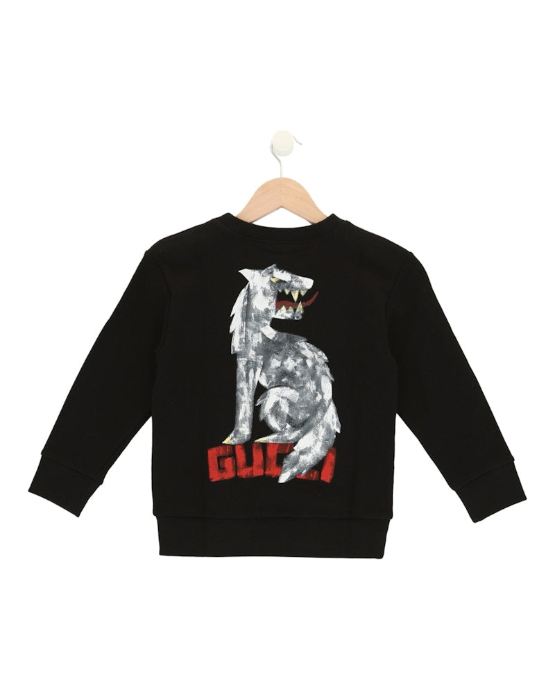 Gucci Wishify Patch Sweater Black