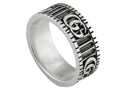 Gucci With Double G Ring Silver