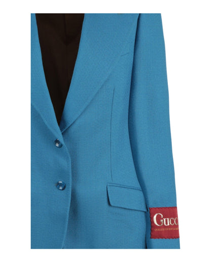 Gucci Wool Blazer Blue