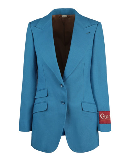 Gucci Wool Blazer Blue
