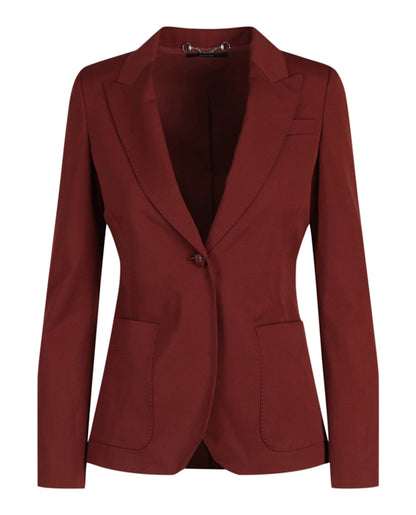 Gucci Wool Blend Blazer Roasted Sand
