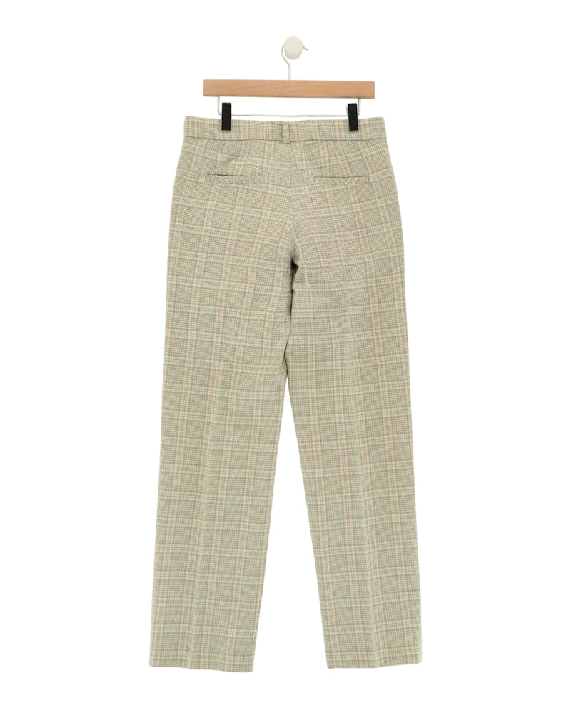 Gucci Wool Blend Check Patterned Trousers Multi