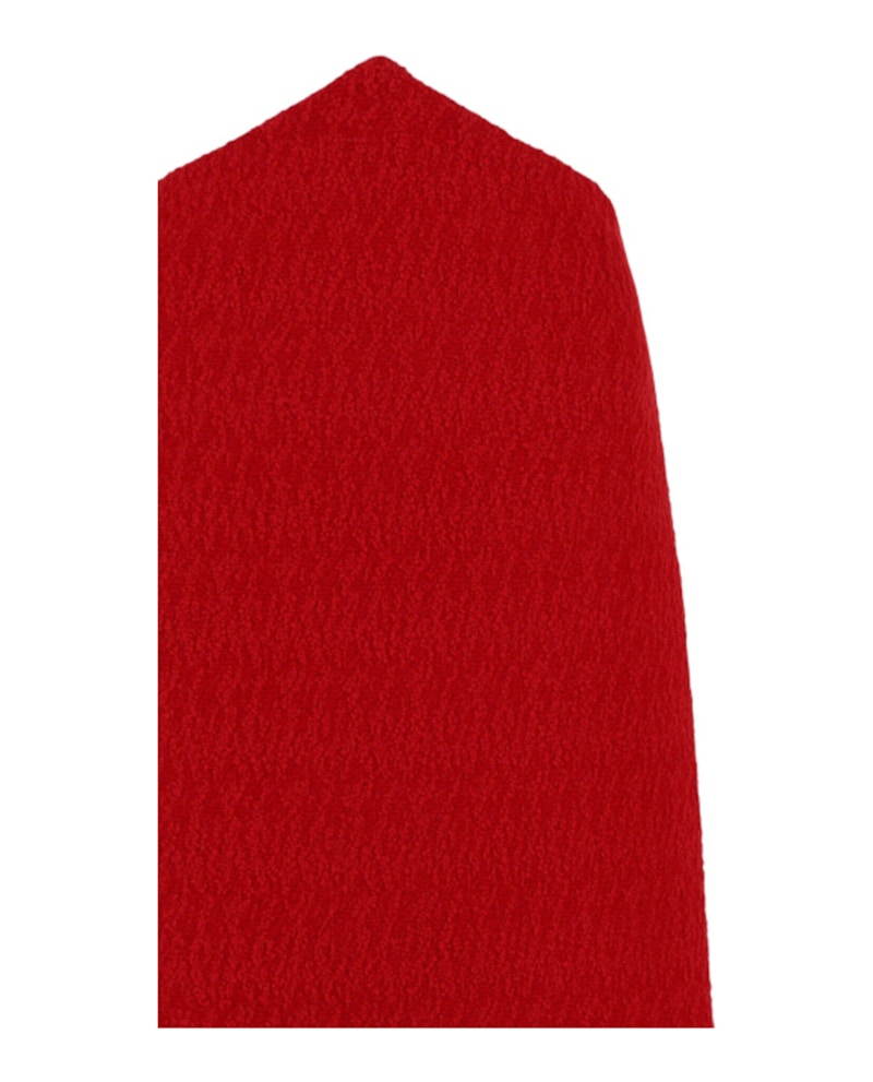 Gucci Wool Blend Midi Skirt Red