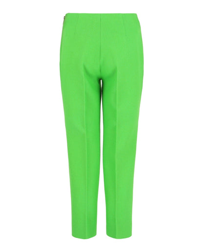 Gucci Wool Blend Textured Pants Green