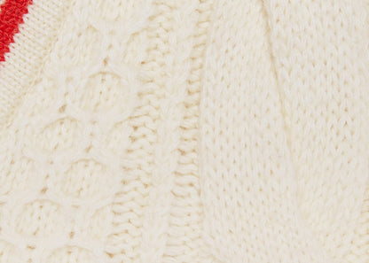 Gucci Wool Cable Knit Vest Ivory