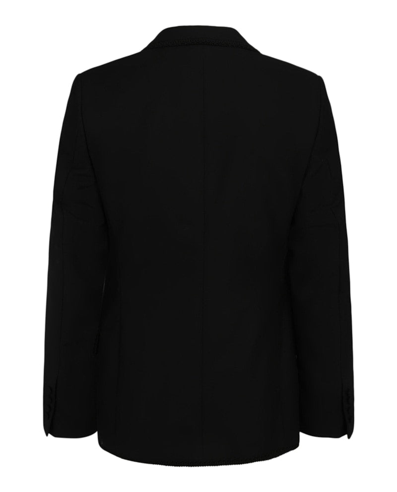 Gucci Wool Tailored Blazer Black