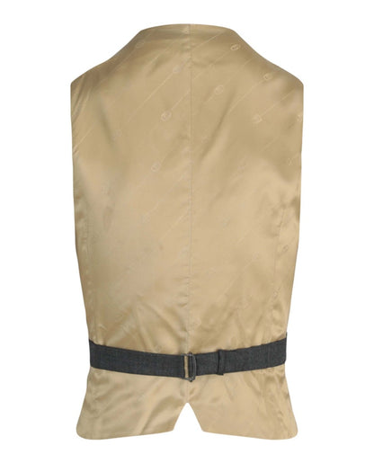 Gucci Wool Tailored Vest Dark Grey