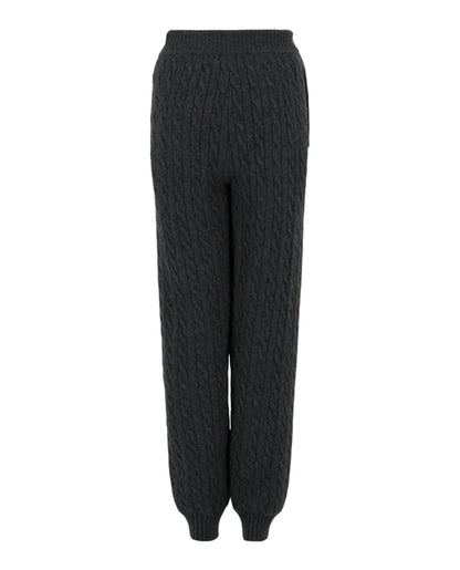 Gucci Woven Cashmere Joggers Black