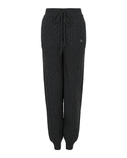 Gucci Woven Cashmere Joggers Black