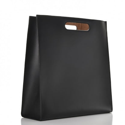 Gucci XL Tote Embossed Lettering Large Black