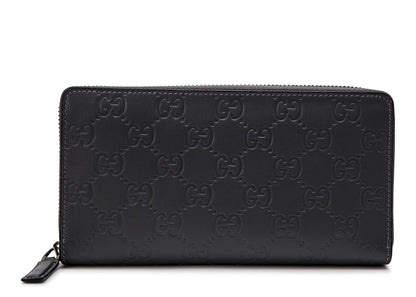 Gucci Zip Around Wallet Signature Grey
