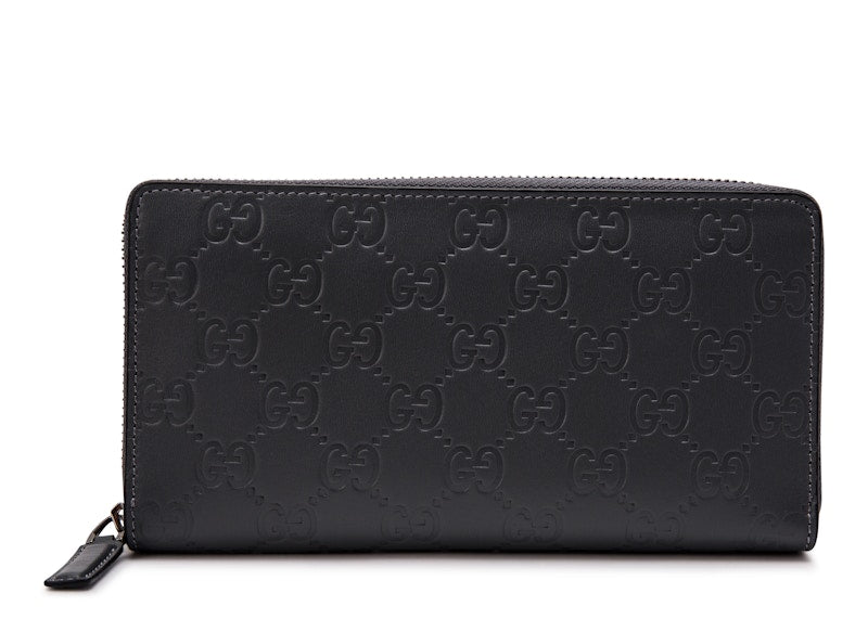 Gucci Zip Around Wallet Signature Grey