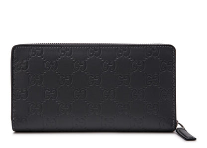 Gucci Zip Around Wallet Signature Grey