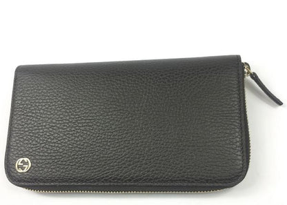Gucci Zip Wallet Interlocking G Dark Brown