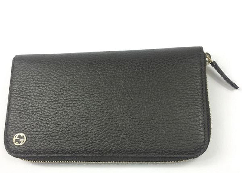 Gucci Zip Wallet Interlocking G Dark Brown