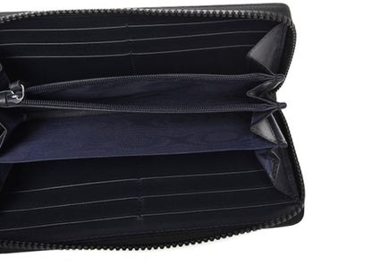 Gucci Zippy Wallet Blue Blooms Silver-Tone Large Beige/Ebony