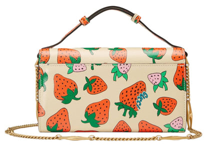 Gucci Zumi Bag Strawberry Mini Ivory Multicolor