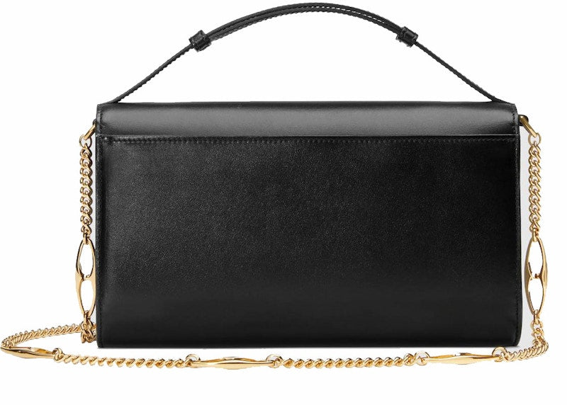 Gucci Zumi Shoulder Bag Smooth Leather Small Black
