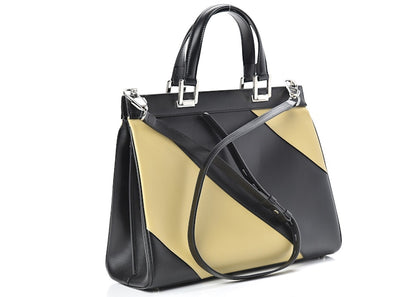 Gucci Zumi Top Handle Medium Black/Yellow
