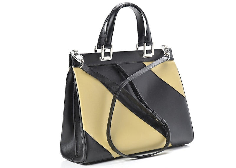 Gucci Zumi Top Handle Medium Black/Yellow