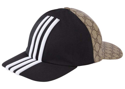 Gucci x Adidas Double Sided Baseball Hat Black/Beige