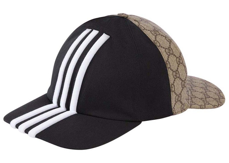 Gucci x Adidas Double Sided Baseball Hat Black/Beige