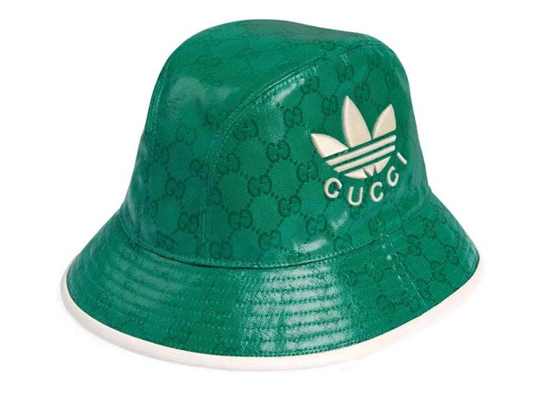 Gucci x Adidas GG Canvas Fedora Green