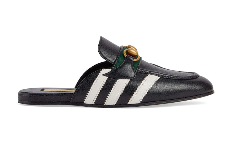 Gucci x Adidas Horsebit Slippers Black (Women's)