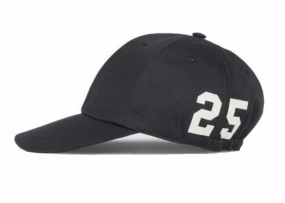 Gucci Gucci 25 Logo Baseball Cap Black