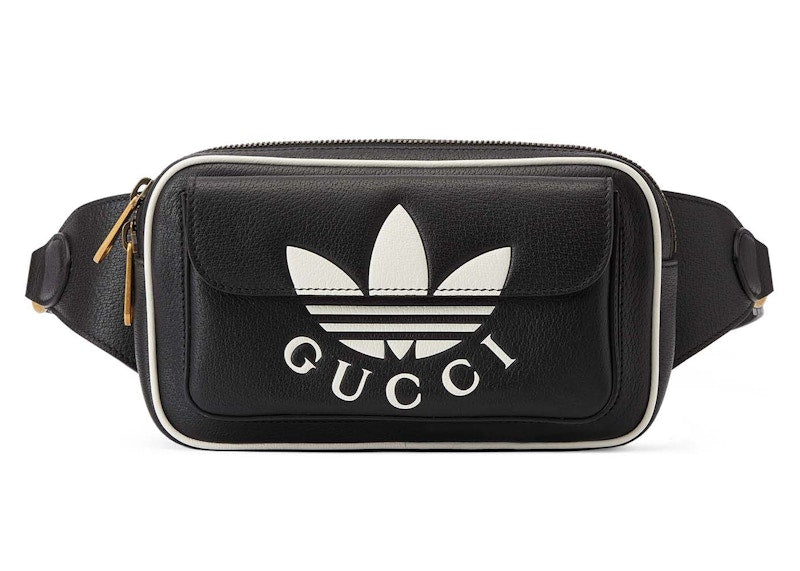 Gucci x adidas Trefoil Belt Bag Black