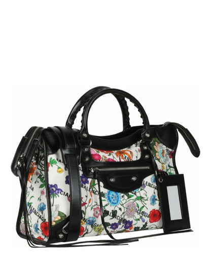 Gucci x Balenciaga Large Flora City Bag Multi