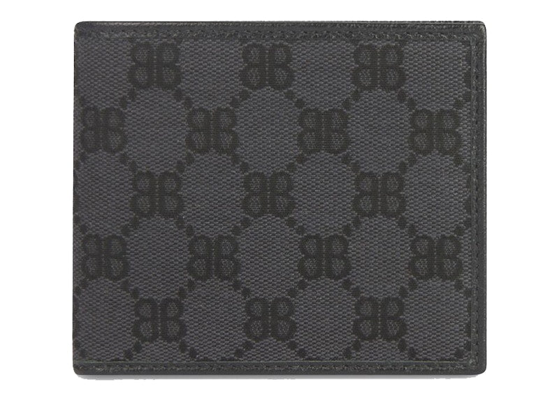 Gucci x Balenciaga The Hacker Project Bi-Fold Wallet Black