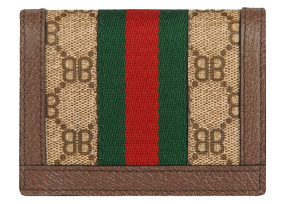 Gucci x Balenciaga The Hacker Project Card Case Wallet Beige