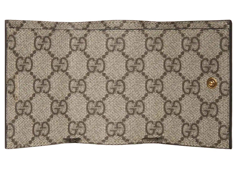 Gucci x Balenciaga The Hacker Project Card Case Wallet Beige/Ebony