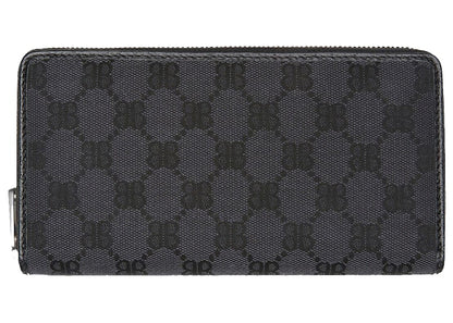 Gucci x Balenciaga The Hacker Project Continental Zip Wallet Black