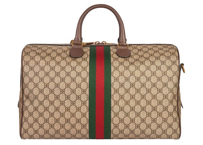 Gucci x Balenciaga The Hacker Project Graffiti Medium Duffle Bag Beige