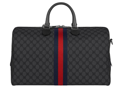 Gucci x Balenciaga The Hacker Project Graffiti Medium Duffle Bag Black