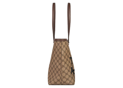 Gucci x Balenciaga The Hacker Project Graffiti Medium Tote Bag Beige