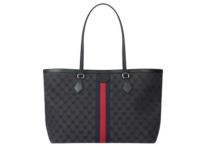 Gucci x Balenciaga The Hacker Project Graffiti Medium Tote Bag Black
