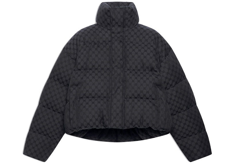 Gucci x Balenciaga Womens The Hacker Project Hacker BB Puffer Jacket Black