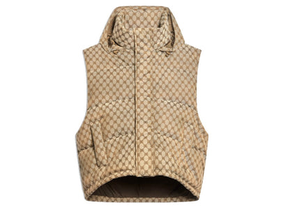 Gucci x Balenciaga The Hacker Project Hacker Cocoon Puffer Vest Beige