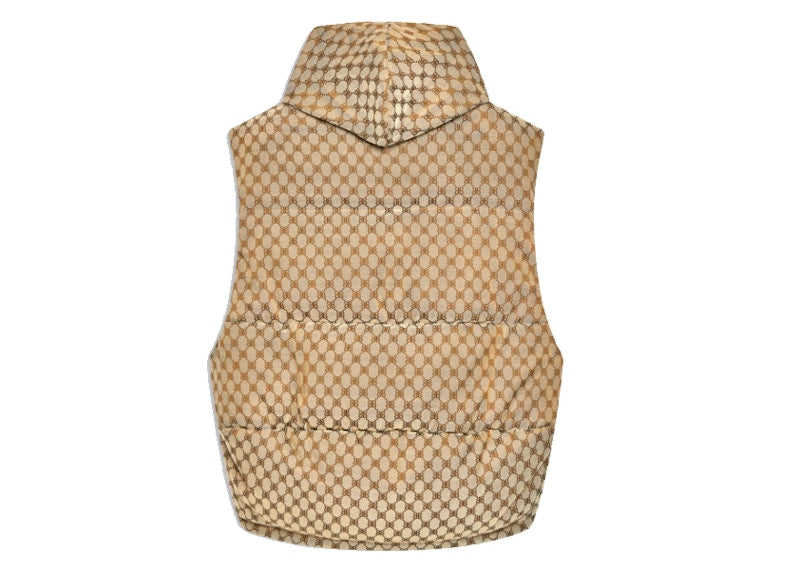 Gucci x Balenciaga The Hacker Project Hacker Cocoon Puffer Vest Beige