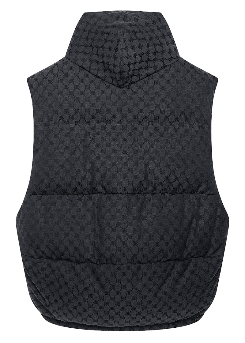 Gucci x Balenciaga The Hacker Project Hacker Cocoon Puffer Vest Black