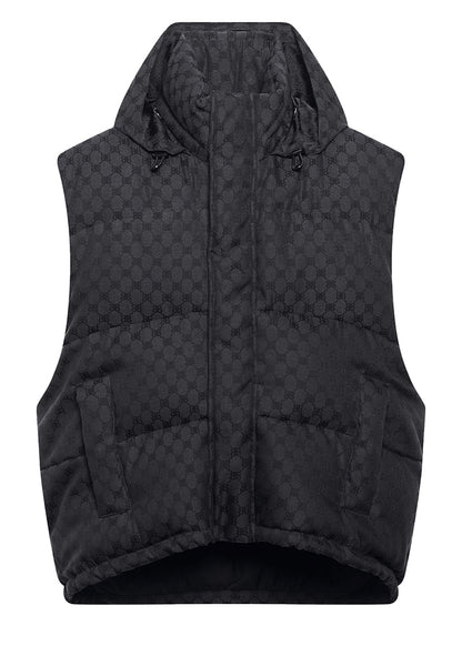 Gucci x Balenciaga The Hacker Project Hacker Cocoon Puffer Vest Black