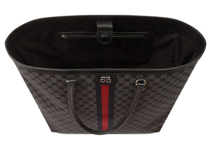 Gucci x Balenciaga The Hacker Project Large Tote Bag Black