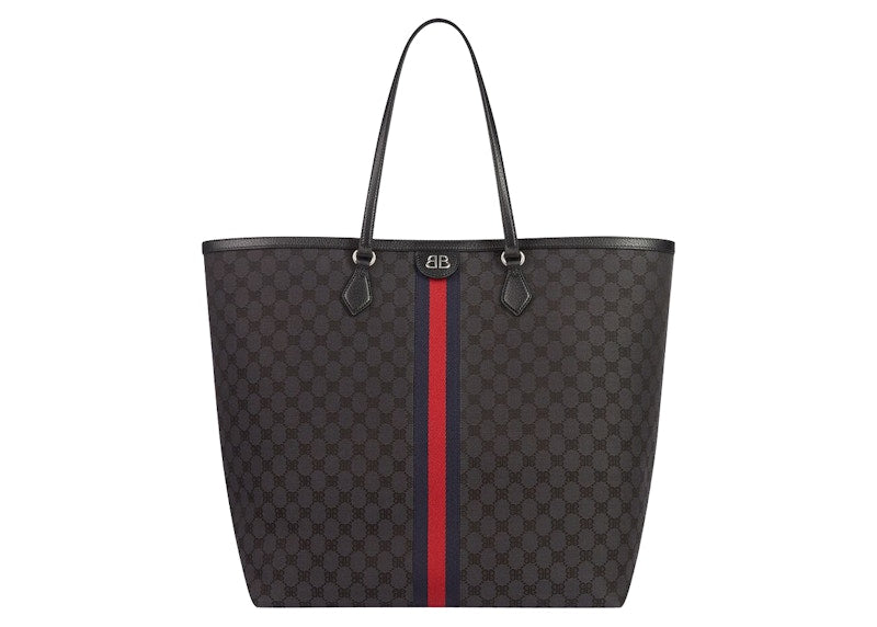 Gucci x Balenciaga The Hacker Project Large Tote Bag Black