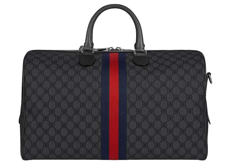 Gucci x Balenciaga The Hacker Project Medium Duffle Bag Black