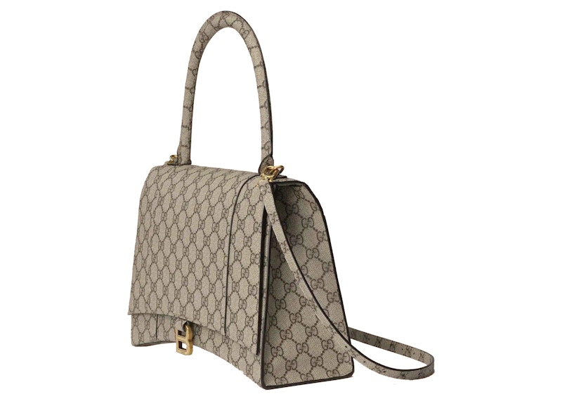 Gucci x Balenciaga The Hacker Project Medium Hourglass Bag Beige/Ebony