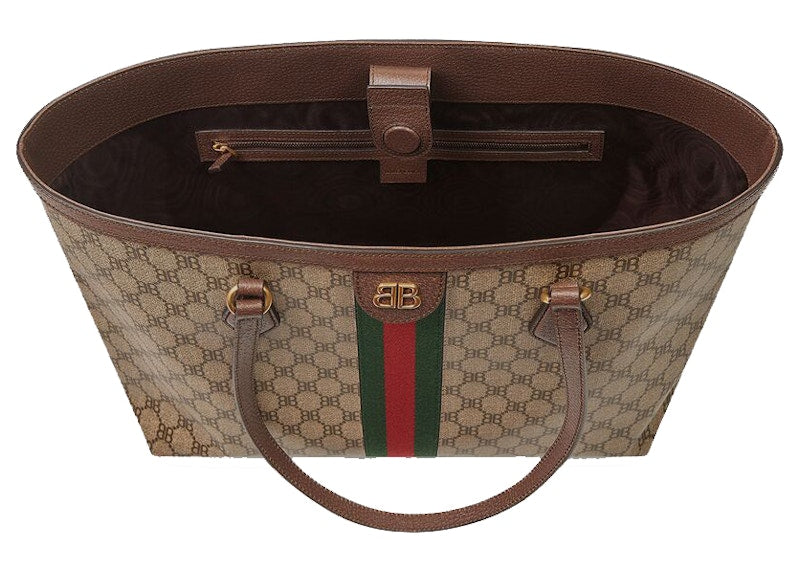 Gucci x Balenciaga The Hacker Project Medium Tote Bag Beige